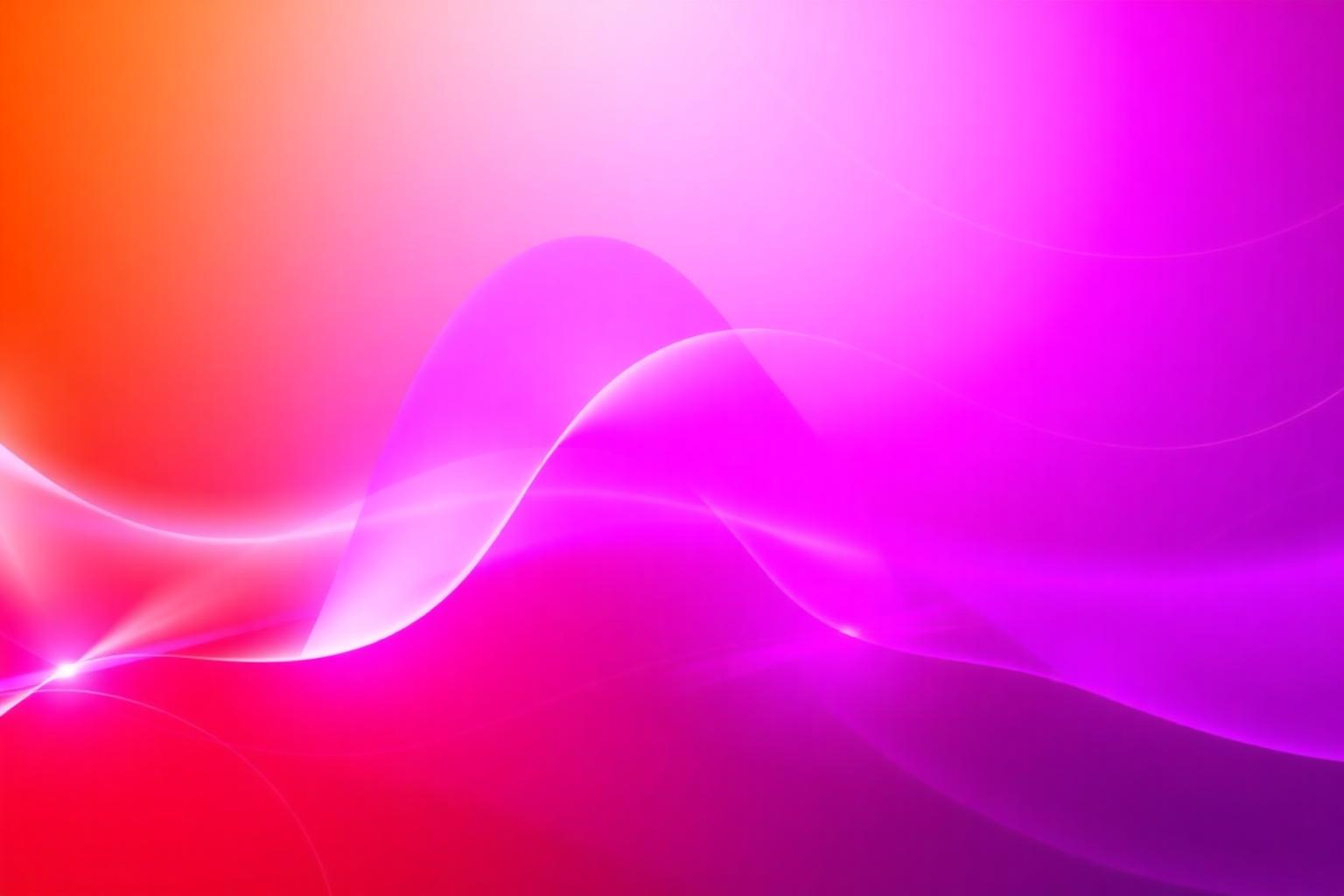 Sunset gradient with soundwave forms